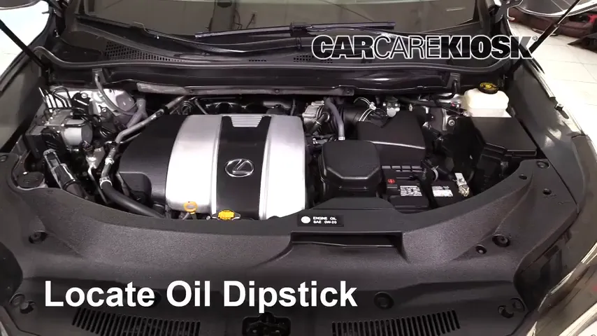 2016 Lexus RX350 3.5L V6 Huile Vérifier le niveau de l'huile